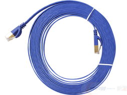 PowerSync包爾星克CAT7七類高速網絡線 10Gbps極速體驗，珠光藍5米線纜C7PB05FL評測
